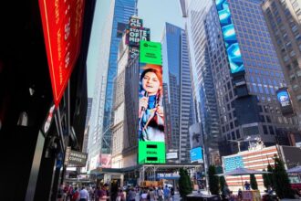 Nazia Hassan Shines On Times Square’s Billboard As EQUAL Ambassador