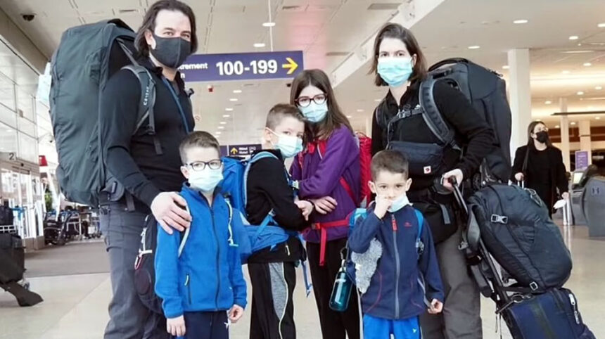 A Family of 6 Embarks on a Year-long Globe Journey after Realizing 3 Children may be Losing Sight
