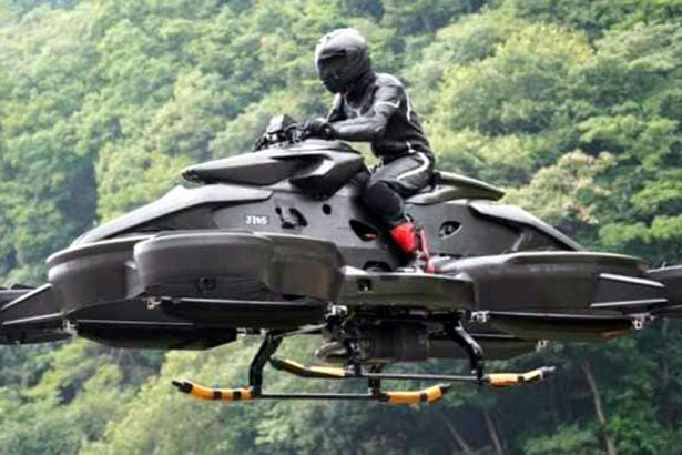 Aerwins Xturismo Hoverbike the World's First Flying Motorcycle
