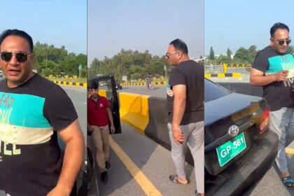 Alleged SSP Bullies Family Man on Islamabad Highway