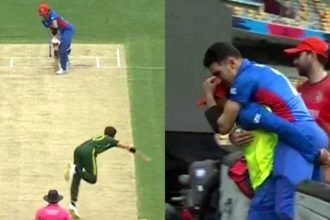 Afghan Batter Limps after Shaheen Hits His Toe with a Yorker