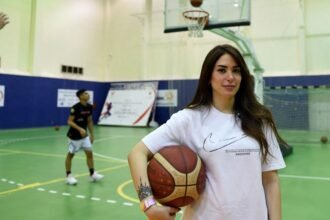 Fatima Riyadh is the first woman to coach a men's basketball team in Bahrain