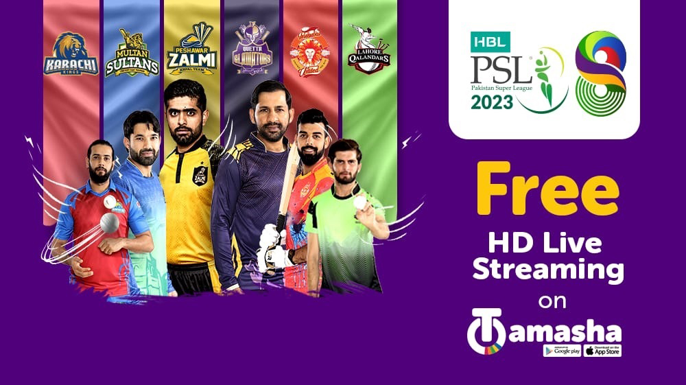 Tamasha brings Free Live Streaming of PSL 2023