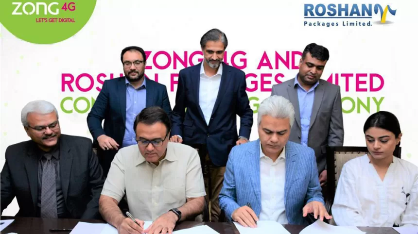 Zong 4G and Roshan Packages Join Forces for Enhanced Digital Business Solutions