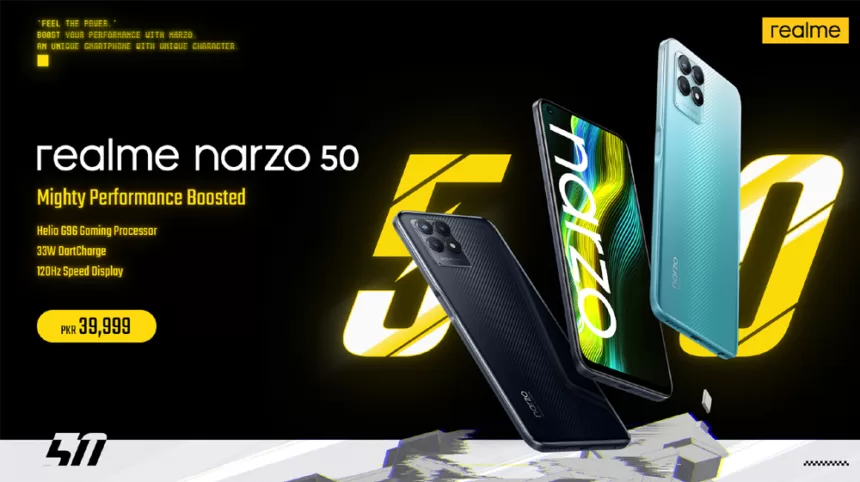 The realme Narzo 50: Affordable Gaming Redefined in Pakistan