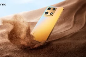 Infinix NOTE 30 Pro Shines in Sunset Gold Glory