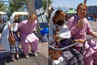 Nasir Khan Jan's Adorable Ferris Wheel Fun with Wife
