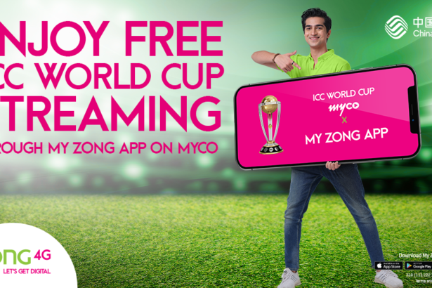 Zong 4G and MYCO Team Up for Free Cricket World Cup Streaming