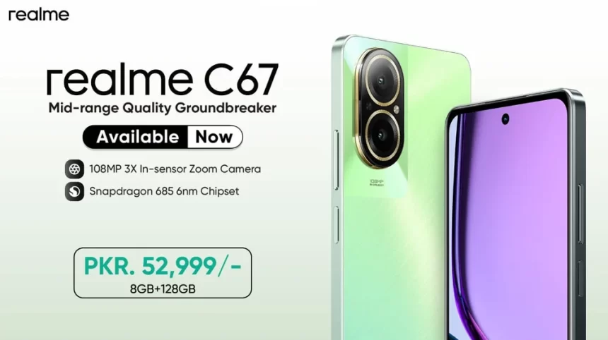 realme C67 Reaches Pakistan with Rs. 52,999 Price Tag