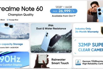 realme Note 60 Launches Today for PKR 26,999 with Industry’s Only 24-Month Warranty