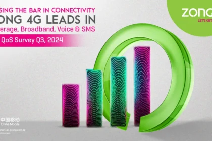 Zong Tops PTA's QoS Survey for Q3 2024, Leading the Industry with Excellence