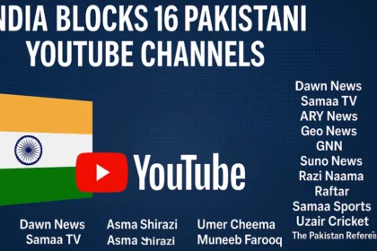 India Blocks 16 Pakistani YouTube Channels Over ‘Anti-India Propaganda’