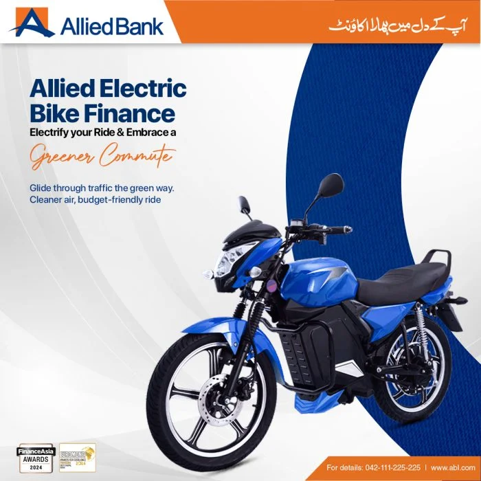 Allied Bank Launches Easy Installment Plan to Make Electric Bikes Affordable in Pakistan