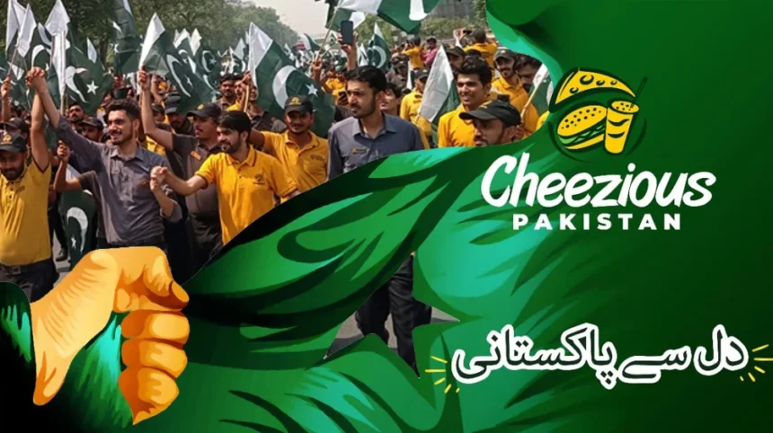 Cheezious Organizes Rally in Honor of Pakistan Armed Forces