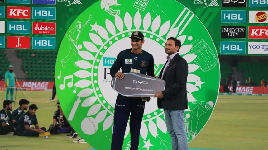 Hassan Nawaz Wins BYD Seal as HBL PSL X Player of the Tournament