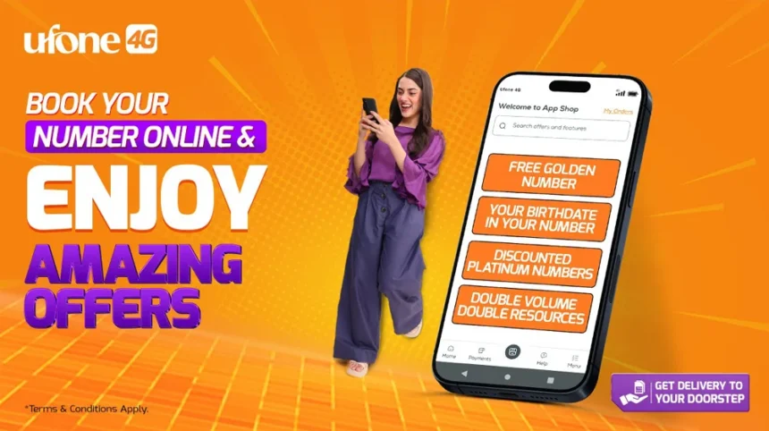 Ufone 4G Now Lets You Book Your Golden Number Online with Free SIM Delivery Across Pakistan