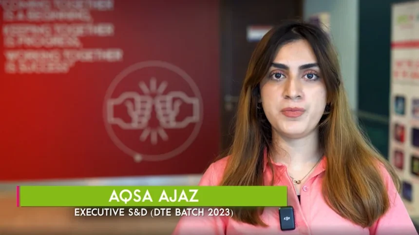 Zong’s Digital Trainee Program Empowers Next-Gen Talent: Aqsa Ajaz Shares Her Inspiring Journey