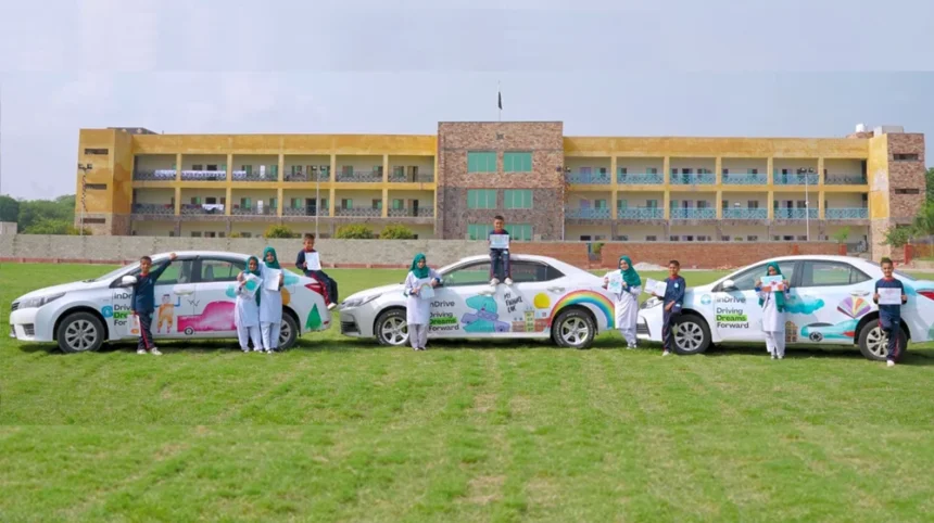 inDrive Displays Children’s Art on Cars