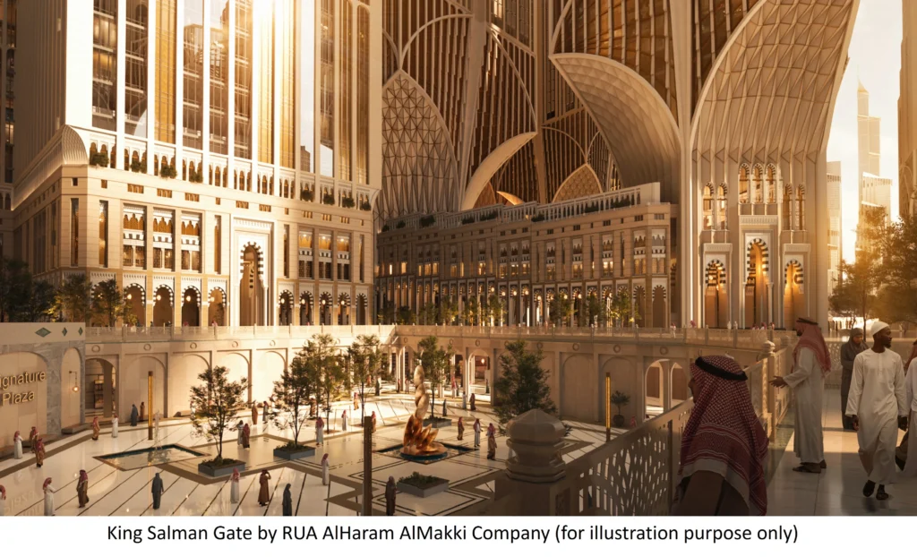 HRH Crown Prince Announces "King Salman Gate" Project in Makkah