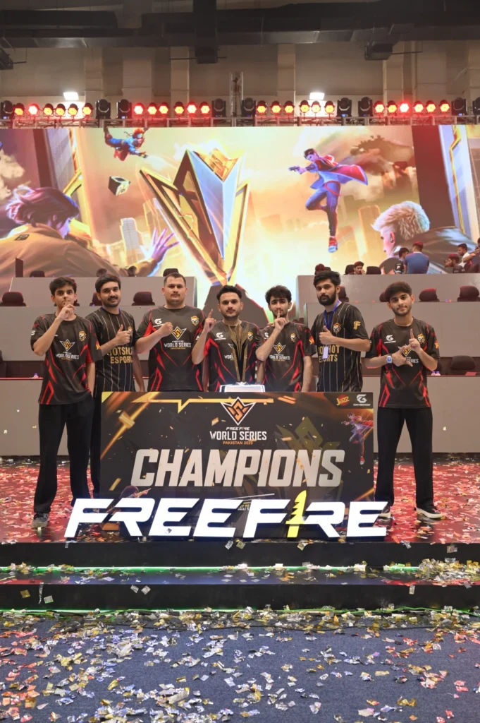 Hotshot Esports Crowned Champions of Game Now FFWS Pakistan 2025
