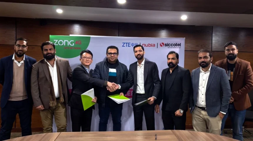 Zong Signs Partnership with ZTE and Siccotel to Accelerate 5G Adoption in Pakistan