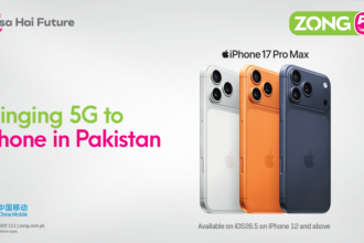 Zong Accelerates Next-Generation Connectivity with Official 5G Enablement on iPhones in Pakistan