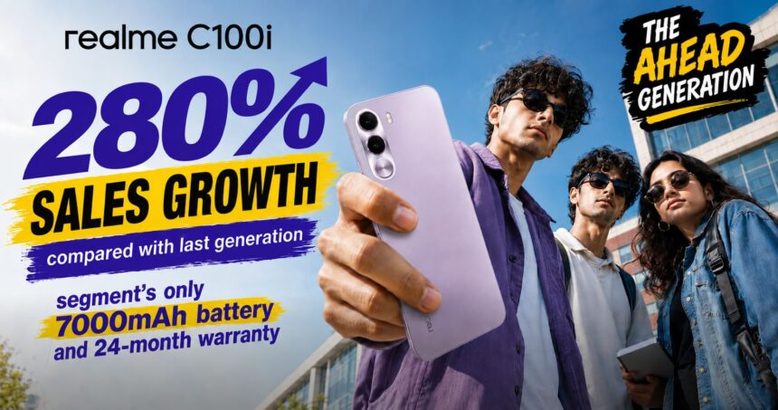 realme C100i Marks Strong Comeback to Youth-Focused Vision