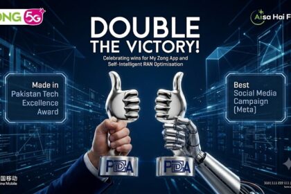 Zong 5G Sweeps Pakistan Digital Awards - Recognized for Marketing Excellence and Pakistan’s First Autonomous Network Innovation
