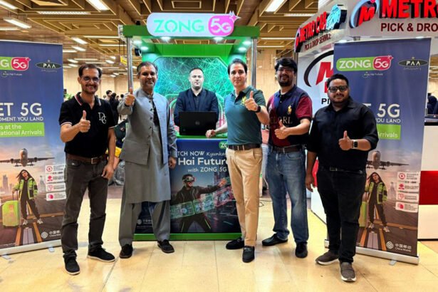 Zong, PAA Bring 5G Customer Support Desk to Karachi Airport