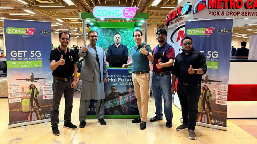 Zong, PAA Bring 5G Customer Support Desk to Karachi Airport