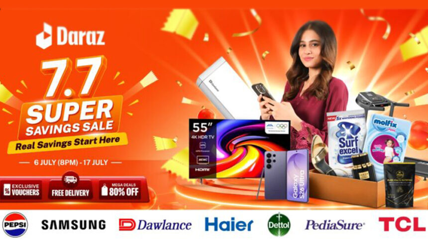 Daraz Pakistan Launches 7.7 Super Savings Sale