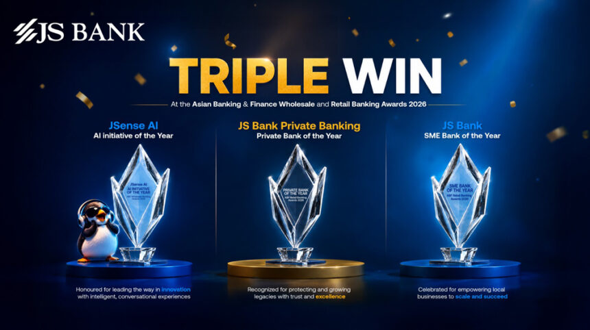 JS Bank Wins Three Honours at the Asian Banking & Finance Awards 2026