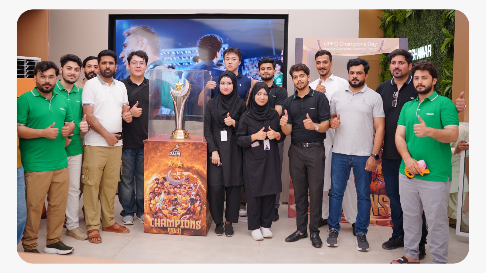 OPPO Celebrates Peshawar Zalmi’s PSL 2026 Trophy in Peshawar