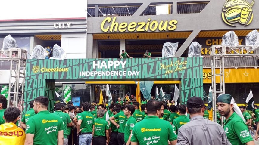 Cheezious Independence Day celebration and patriotic rally in Lahore