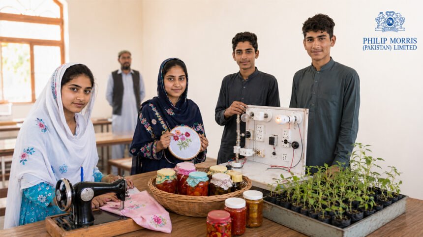Philip Morris Pakistan Skills Training Project 2026 graduation ceremony in Swabi